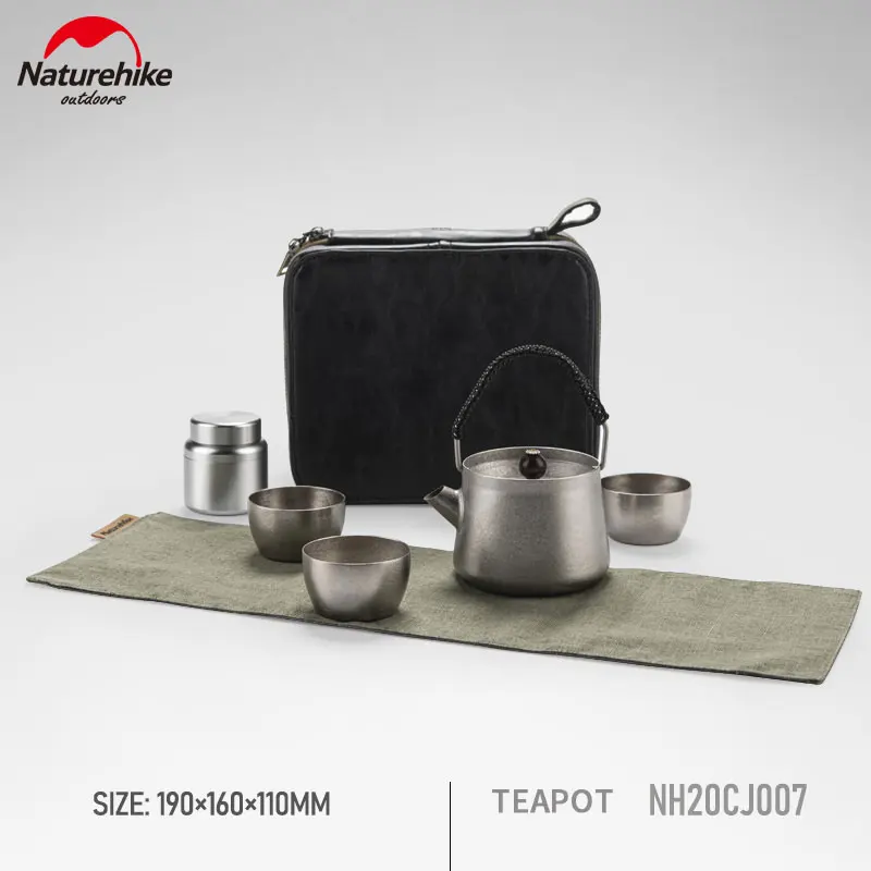 Naturehike Открытый Дикий Ветер титановый чайный набор маленькая чайная чашка чайник