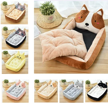 

Dog Bed For Large Dogs Kennel Blanket For Cat Mat Sofa Mattress For Large & Small Dogs Thick Soft Pet House Pet Supplies