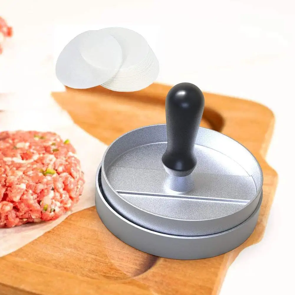 

Manual Non-stick Coating Hamburger Press Hamburger Tool Kitchen Press Baking Handle Mold Accessories Hamburger J5B2