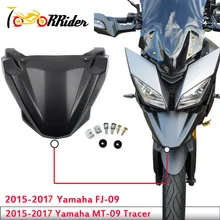 MT 09 аксессуары переднее колесо крыло крышка клюв нос конус расширение для Yamaha- MT-09 FJ-09 MT09 FJ09 Tracer