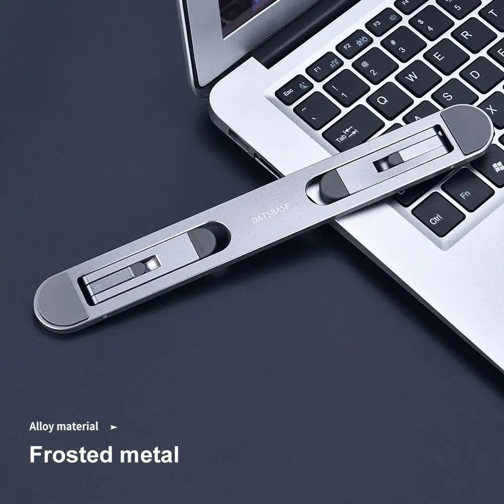 Oatsbasf Laptop Stand For MacBook Air Pro Support Tablet Portable Notebook Stand Mini Riser Foldable Laptop Holder Cooling Stand