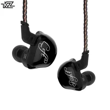 KZ ZSR-10PCS 1DD+ 2BA Hifi спортивные наушники-вкладыши Динамический драйвер шумоподавление Гарнитура замена кабеля AS10 ZS10 ZST
