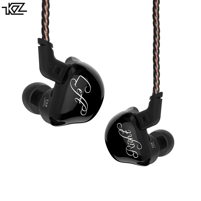 

KZ ZSR-10PCS 1DD+2BA Hifi Sport In-ear Earphone Dynamic Driver Noise Cancelling Headset Replacement Cable AS10 ZS10 ZST