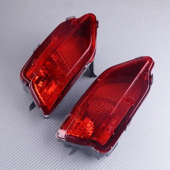 

DWCX 2PCS Car Rear Bumper Light Fog Lamp Reflector Housing ABS Fit For Toyota RAV4 2013 2014 2015