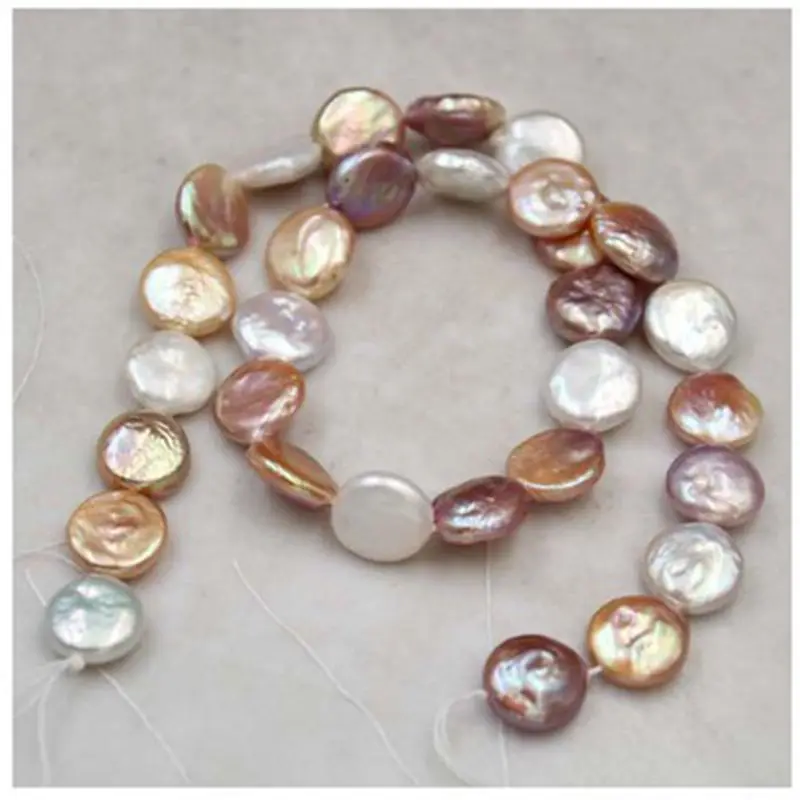 

13MM 10Pcs/Lot 100% Natural Edison Baroque Freshwater Pearl Charms Jewelry Loose Bead