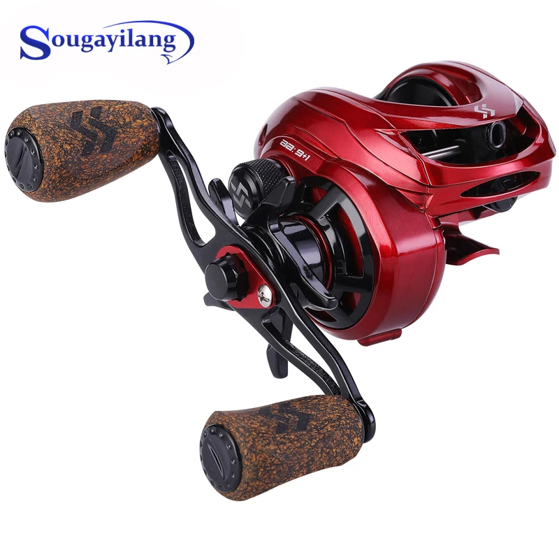 

Sougayilang 8 :1 High Speed Baitcasting Reel Max Drag Power 17.6LB 9+1BB Top Quality Fishing Reel Carp Wheel Carretilha Pesca