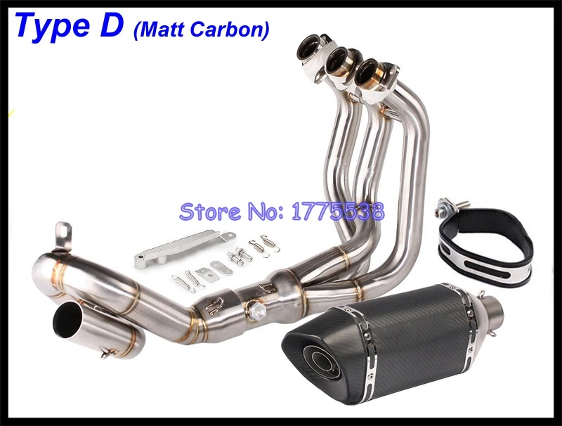 MT09 FZ09 2014-2020 Motorcycle Exhaust Muffler Full System Escape Muffler for Yamaha MT-09 FZ-09 2014-2020 XSR900 2016-2021 Moto - Image 5