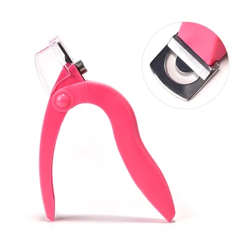 

Nail Art Clipper Manicure Clamp Clippers UV Gel False Tips Edge Cutters Pink Black Manicure Tools Cut Clipper Stainless Steel