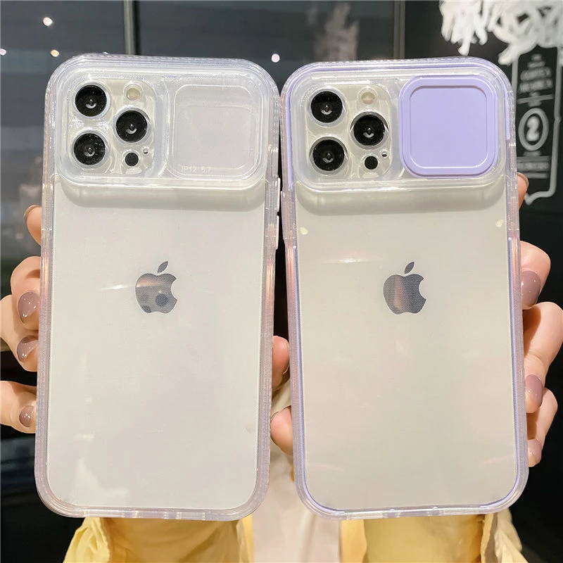 For iPhone 13 Pro Max Camera Protection Phone Case For iPhone 12 11 XS Max X XR 7 8 Plus Clear Shockproof Bumper Soft Back Cover 13 pro max case