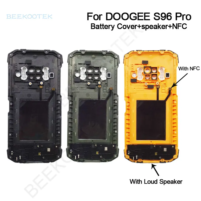 Durable Mobile Phone Back Case with Built-in Speaker and NFC Accessory