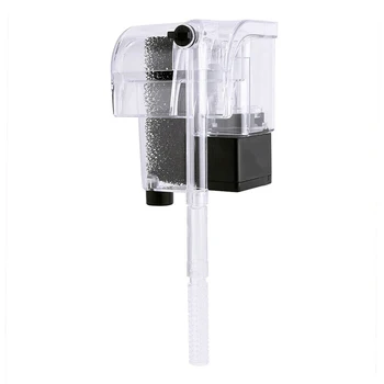 

Aquarium Fish Tank Waterfall Filter Pump Hang On Back Pump Wall Mounted Filtration FP8