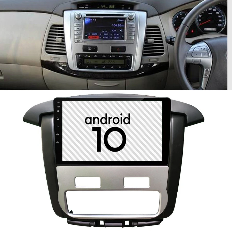 Автомобильный мультимедийный Android 10 0 Gps для Toyota Innova 2008 2009 2010 Bluetooth Навигация