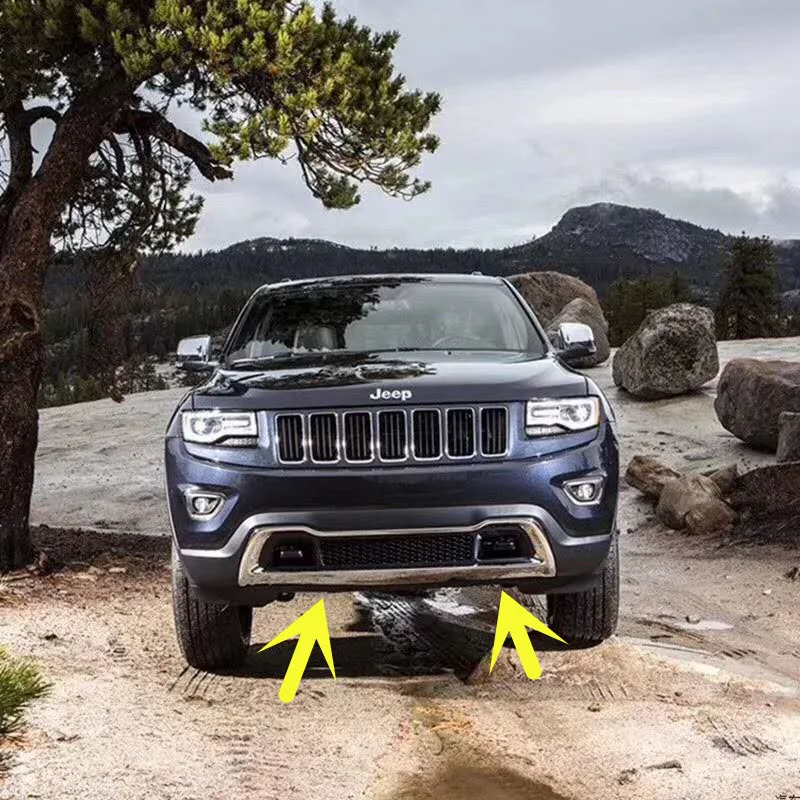 Автомобильная Передняя сетка вокруг решетка гриль крышка планки для Jeep Grand Cherokee