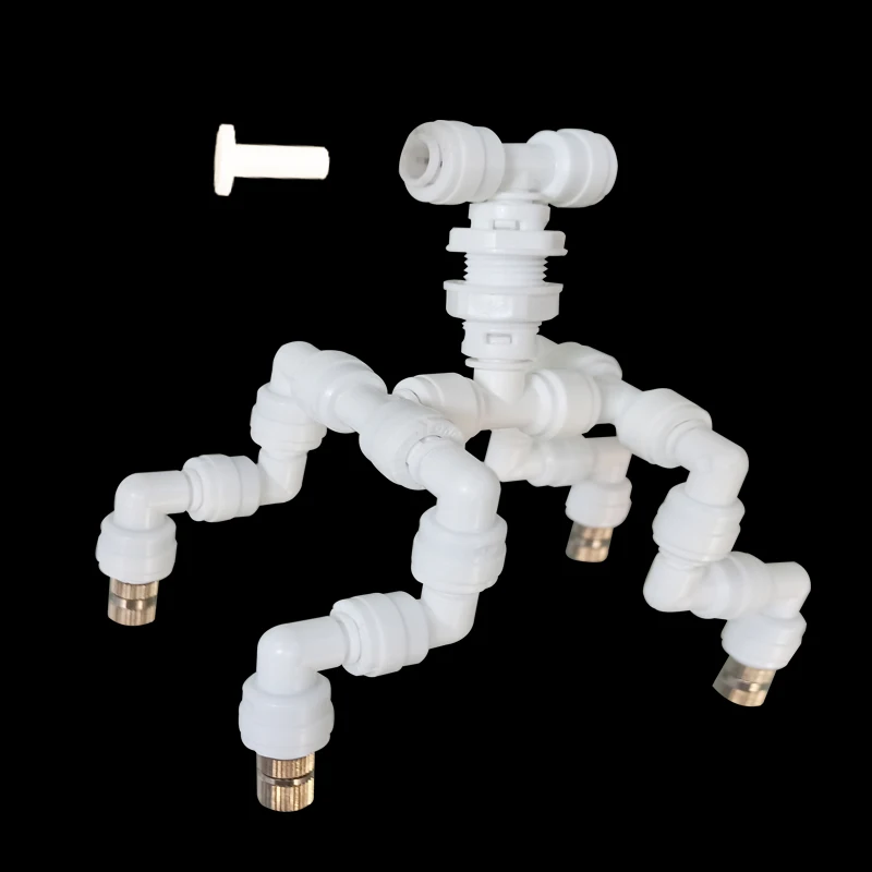 New Adjustable Reptiles Fogger Mist Sprinkler For Rainforest Tank Aquarium Aquatic Pet With Slip Lock Nozzles 4