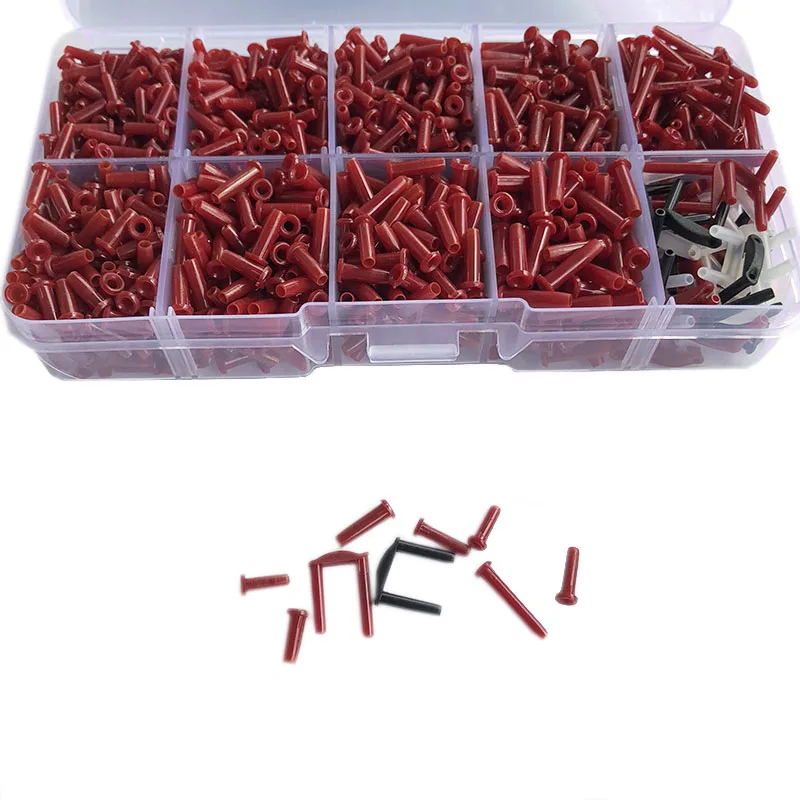 

Free shipping ZARSIA Badminton racket racquet Grommets Eyelets Red Grommets Bucket stringing tools with all types