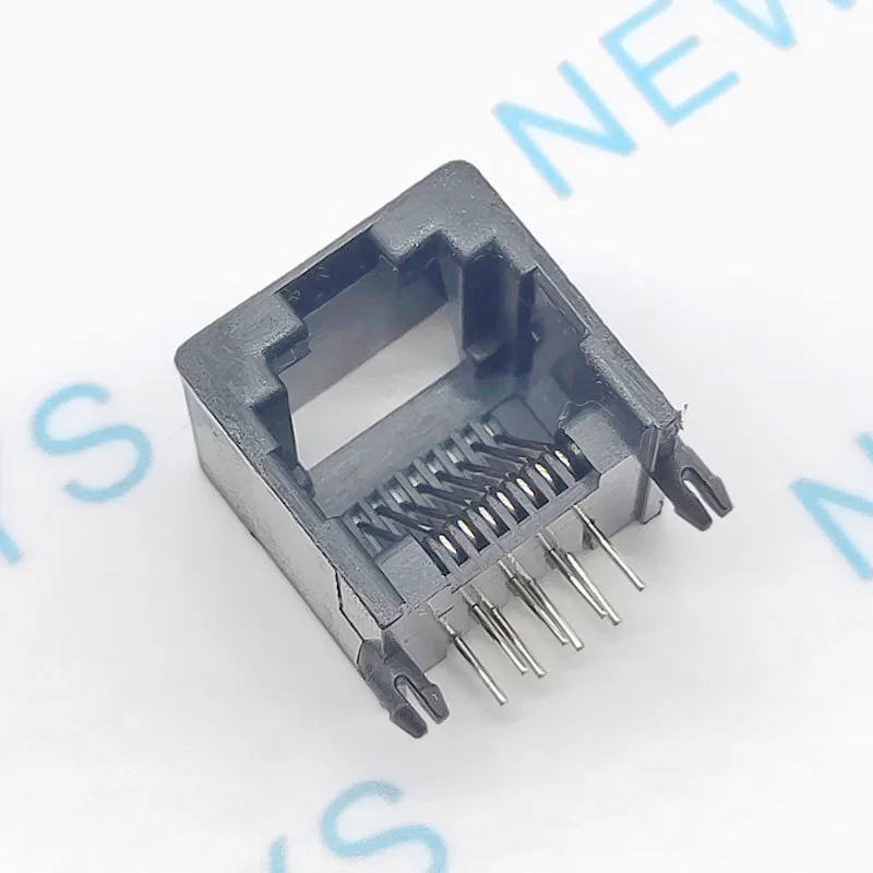 50 шт./лот RJ11 гнездо RJ45 телефонная розетка 8pin с украшением в виде кристаллов женские 8P8C разъем