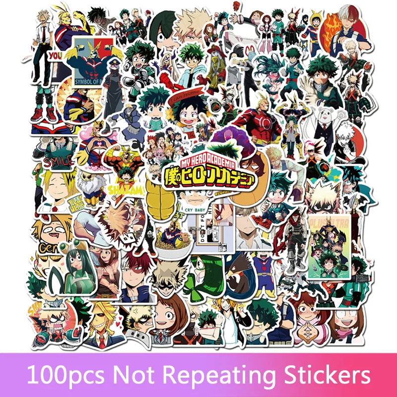 

My University Cartoon Graffiti Sticker 100pcs Mobile Phone Case Skateboard Bag Waterproof Stickers