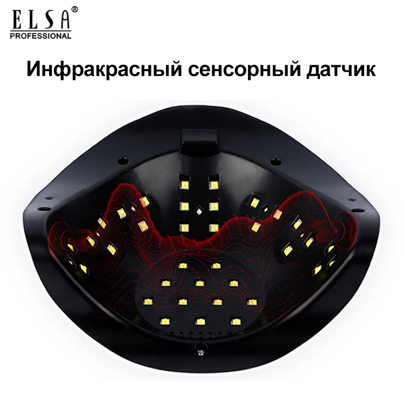 Online 120W de alta potencia secador de uñas de alta velocidad de curado rápido Gel lámpara LED UV lámparas para curar todo tipo de Gel Auto lámpara de detección para uñas