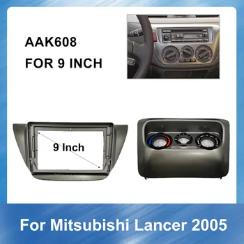 

9 Inch Car Radio fascia frame for-Mitsubishi Lancer 2005 GPS Navigation Panel Mounting Dash Installation Trim Kit Frame