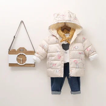 

Winter Kids Jacket Fashion Hooded Children Baby Winter Coats Kids Outerwer Warm Party Outdoor Kids Girls Children Coats Winter