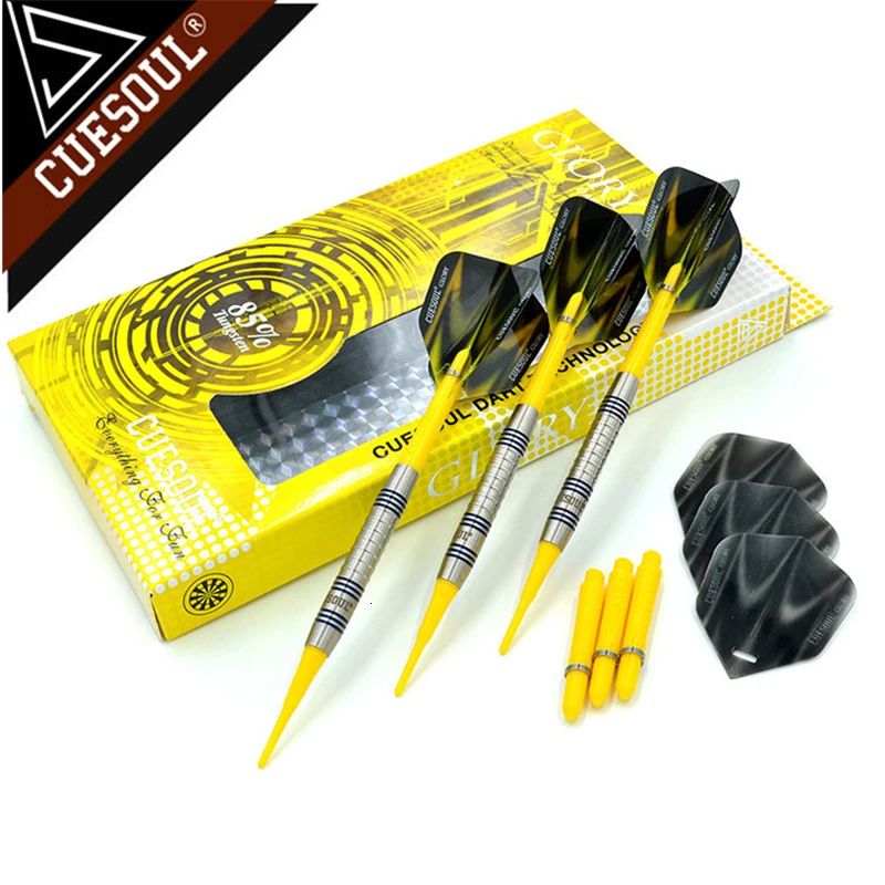 Cuesul Glory Series 85% вольфрамовые дротики 18 г 14 см профессиональные мягкие дротики электронные дротики красные дротики полеты CSGL-N2203