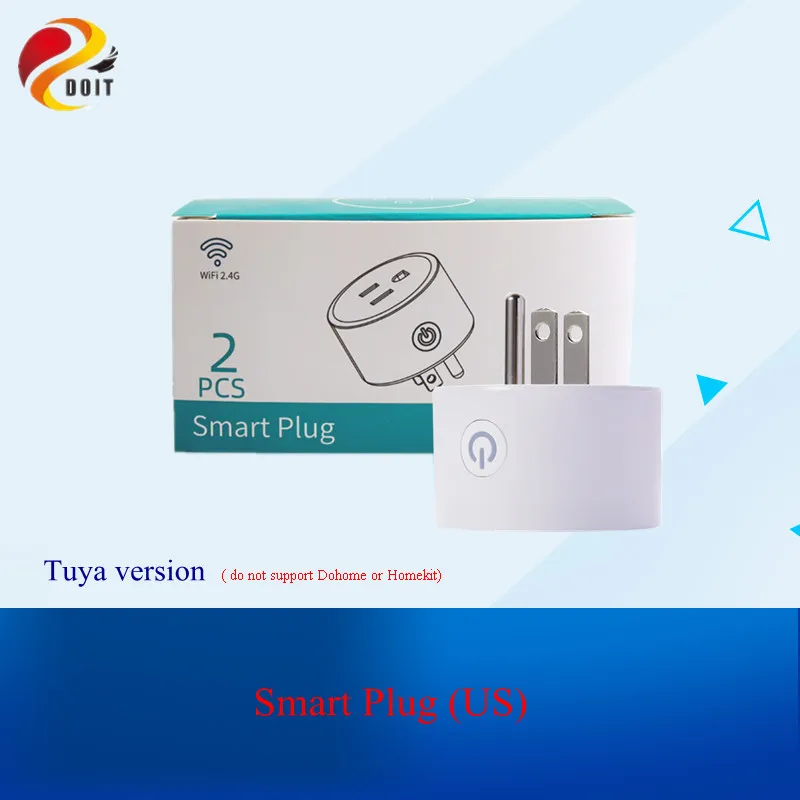 2 шт./упак. US Smart Plug Tuya Версия смарт-розетка 15A умная розетка Поддержка Alexa/Google Assisitant/Tmall Genie умный дом