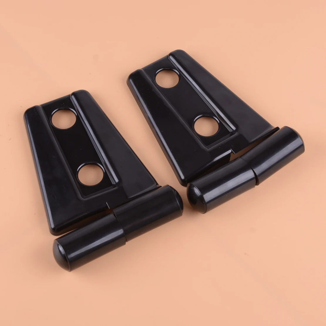 CITALL 2x Черный ABS двигатель капот шарнир Накладка подходит для Jeep Wrangler JK 2007 2008 2009 2010 2011 2012 2013