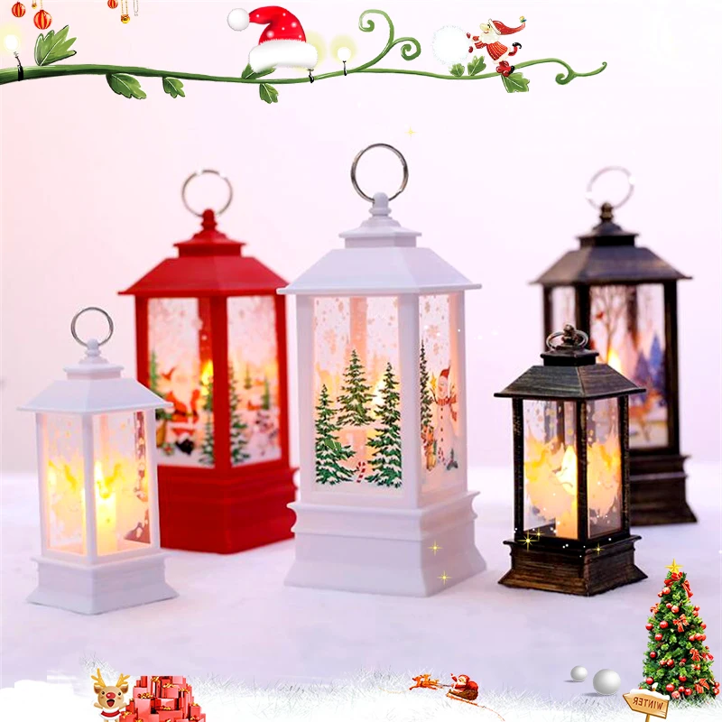 Новогодние светодиодные свечи маленькая масляная лампа светодиодный светильник