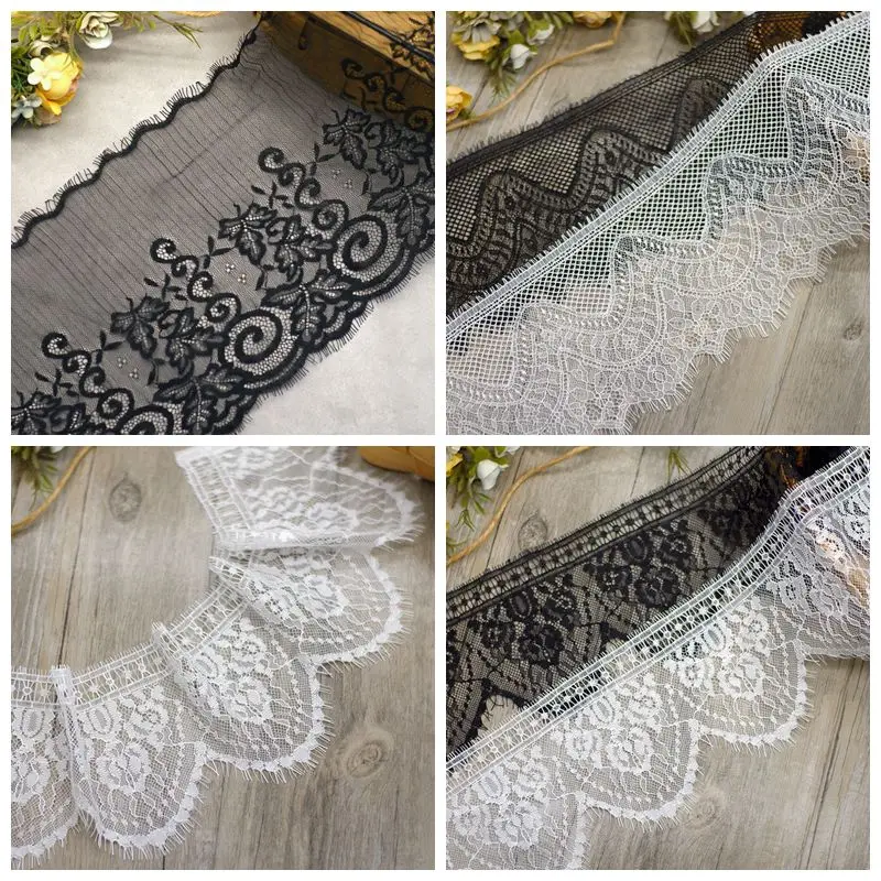 Pestana De Ribete De Encaje Chantilly De Alta Calidad Accesorios De Vestuario Encaje 2020 Nuevo 9 Metros 1 Lote Precio De Fabrica Al Por Mayor Encaje Aliexpress