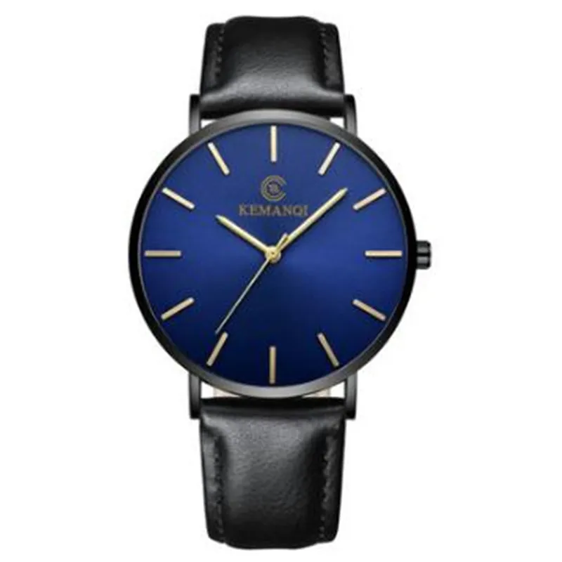 Часы самые тонкие специальное предложение для мужчин часы Топ бренд класса люкс ультра-тонкий montre Спорт homme Relogio Masculino - Цвет: B