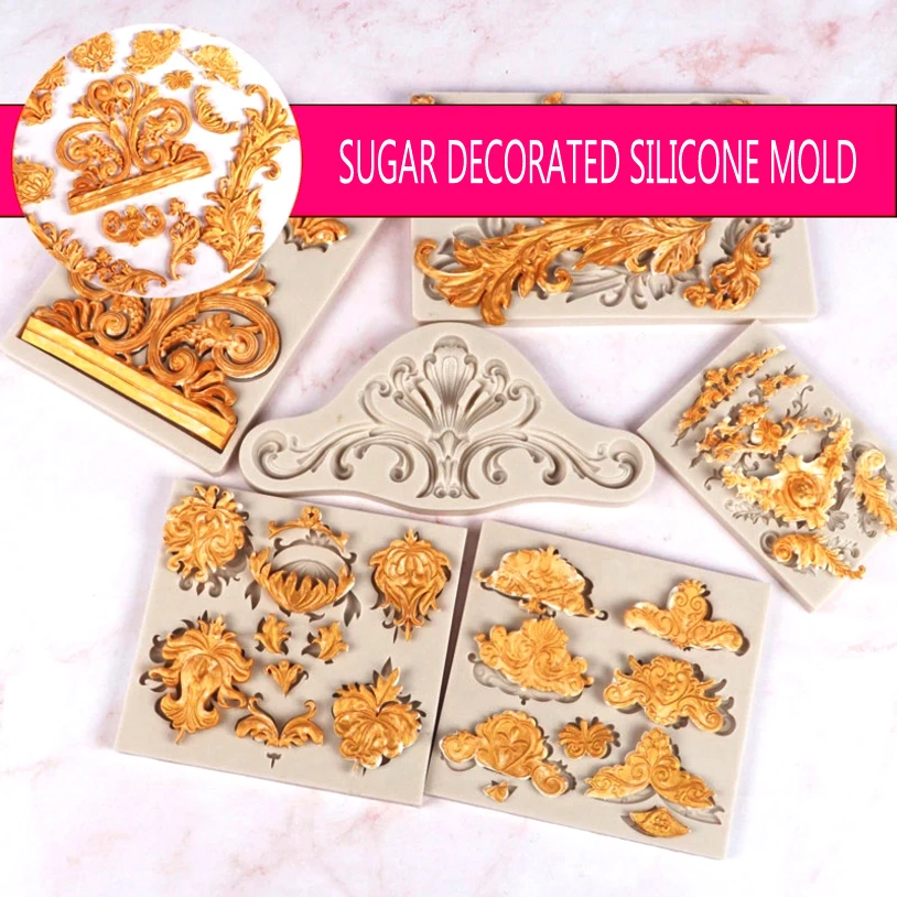 Декоративная силиконовая форма печенья сахарные для выпечки шоколада|Формы