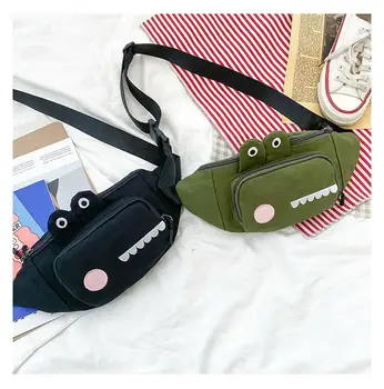 

2020 Fashion Female Women Fanny Pack Shark Purse One Shoulder Waist Chest Cartoon Bag Hip Bag Punk Sport