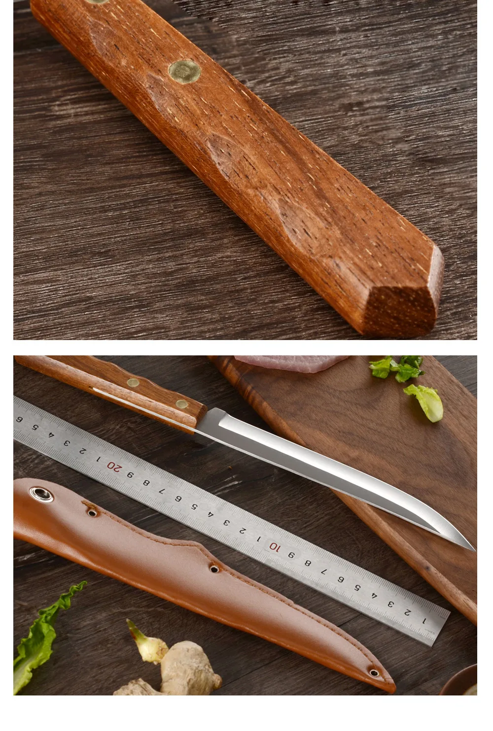 带皮套黄木柄不锈钢3cr13剔骨刀详情英_14