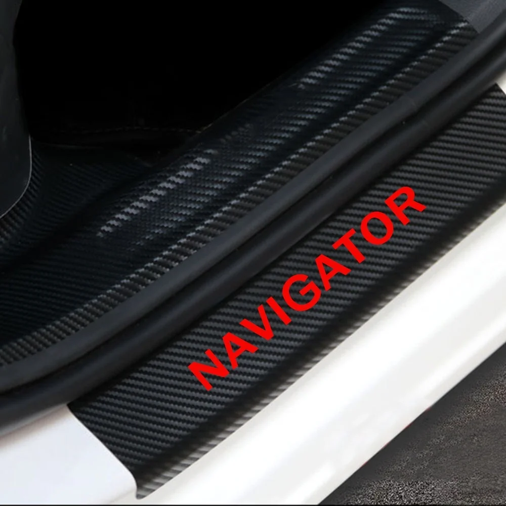 Порог машины на порог наклейка педаль для Lincoln Navigator украшение из углеродного