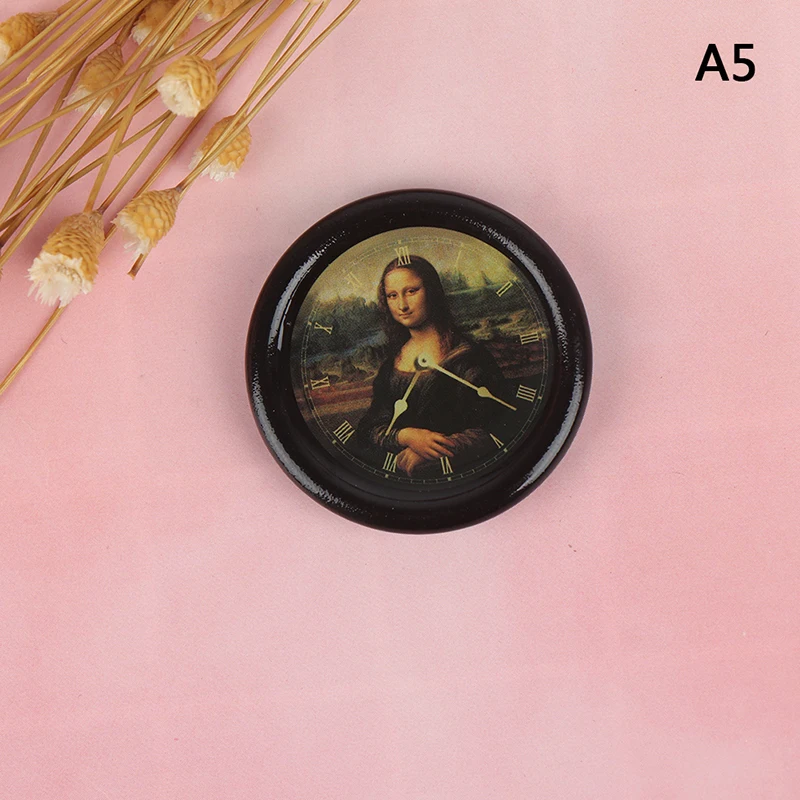 1:12 Wall Clock Play Doll House Miniaturas Home Decor Accessories Toy Pretend Play Furniture Toy Dollhouse Miniature 14