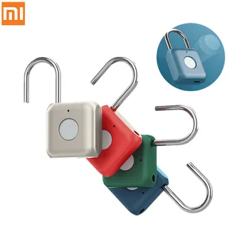 

Original Xiaomi Kitty Smart Touch Fingerprint Door Lock USB Charging Keyless Anti Theft Padlock Travel Case Drawer Safety Lock