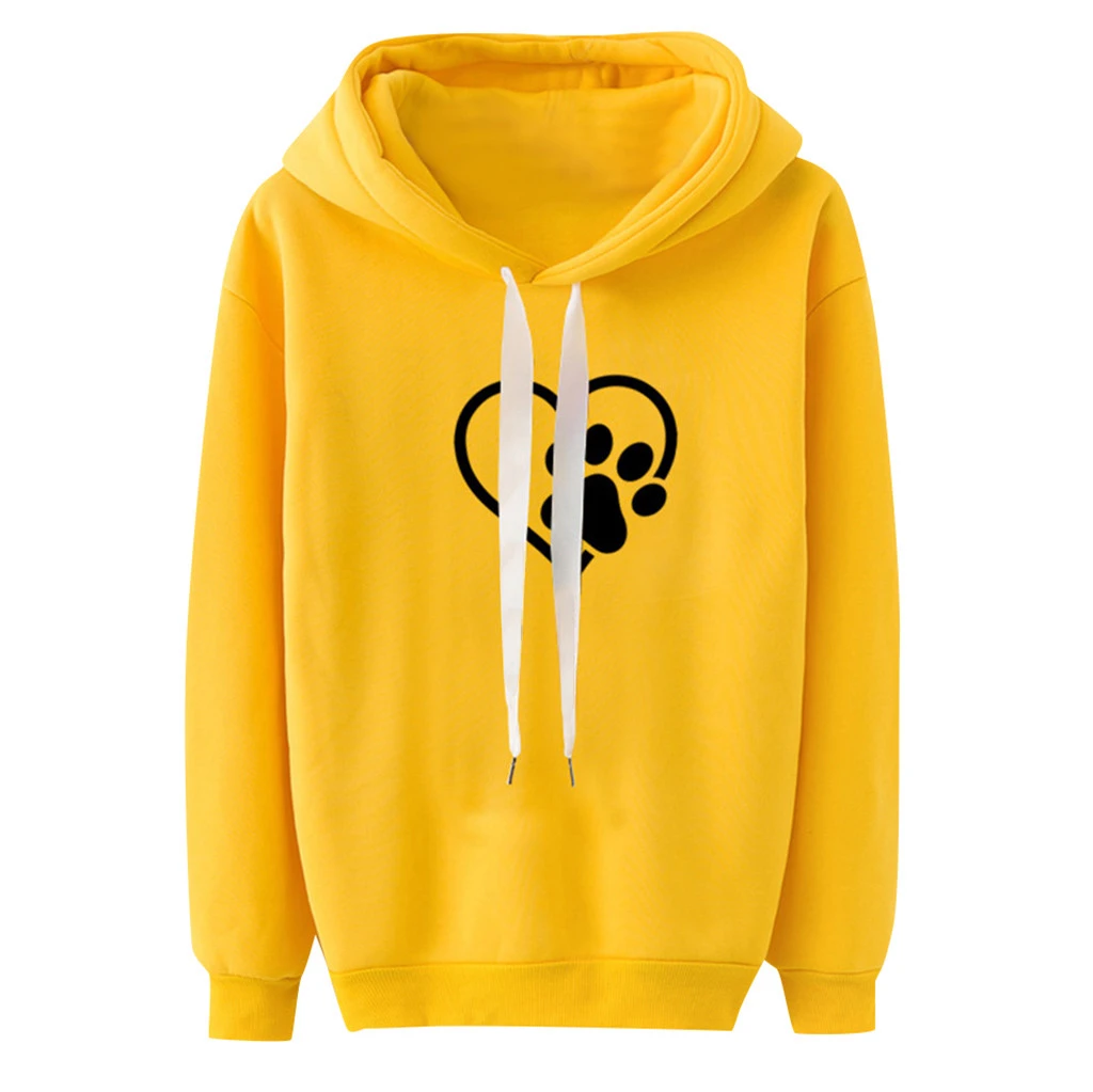 paw print hoodie