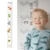 Kids Meter Wall Chart Hanging Height Growth Measuring Ruler Baby Nursery Decor R9JC