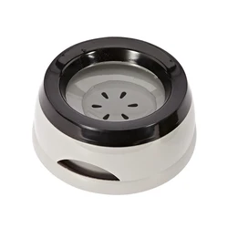Pet Dog and Cat No-Spill Water Bowl - Non-Wetting, Portable Hydration Accessory (GRAY)