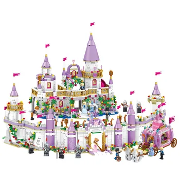 

Princes Windsor Castle Model Building Blocks Compatible Friend Carriage Figures Educational Toy For Girl Children Gift