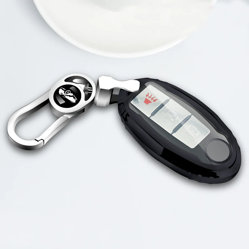 Мягкий чехол для ключей из ТПУ для Nissan Teana Sylphy New Tiida Qashqai X-Trail Bluebird дистанционный корпус для ключей с цепочкой для ключей