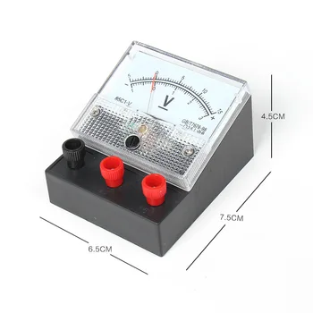 

Direct current voltmeter small student pointer voltmeter physics teaching experimental equipment electrical instrument