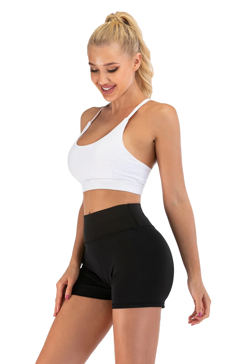 H72909538c7b94762bed506f674688e5eB - Gym High Waisted Shorts Wholesale - Custom Fitness Apparel Manufacturer