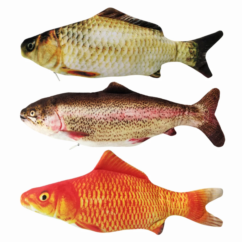 Simulasi Ikan Plush Toy Electric Boneka Ikan Usb Isi Ulang Anak Hewan Peliharaan Kucing Permainan Interaktif Mainan Anak Kucing Hewan Menggoda Mainan Hadiah Boneka Dan Mewah Hewan Aliexpress