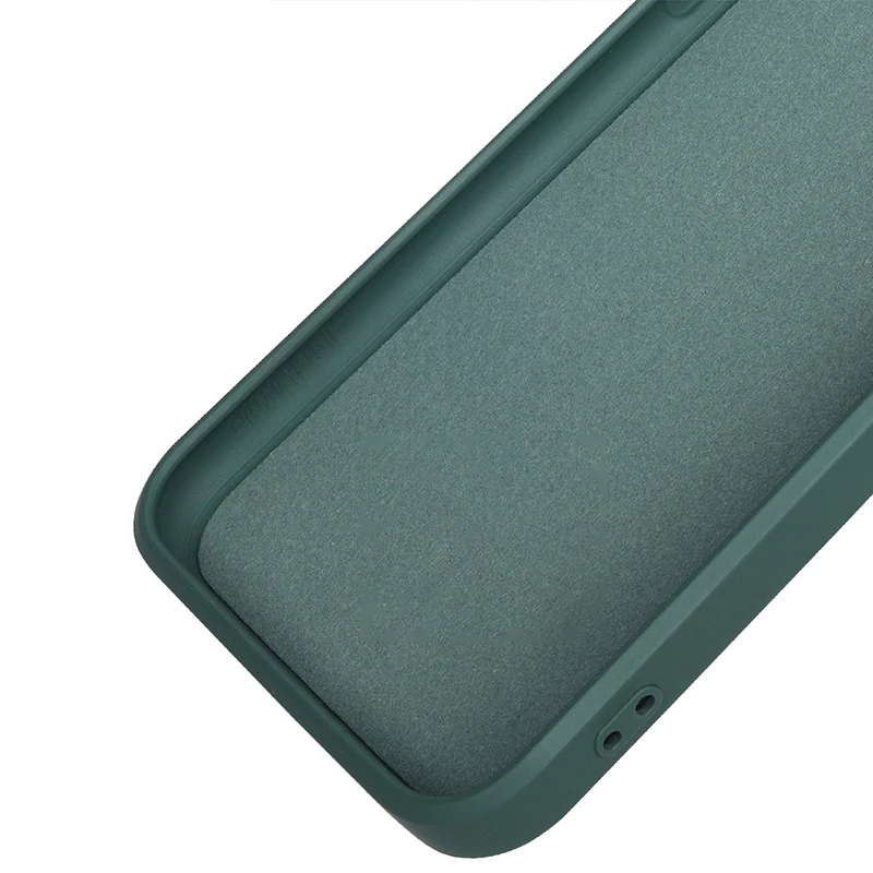 Enhanced Silicone Case with Camera Protection - Stylish Square Design and Cute Back Cover