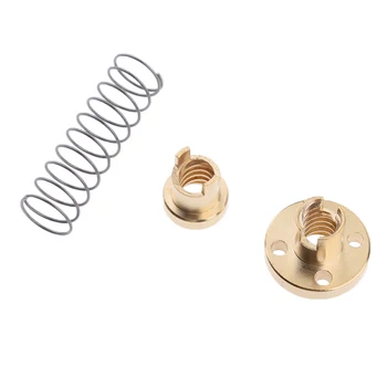 

3D Printer 8mm T8 Anti-Backlash Spring Loaded Nut Kit Threaded Rod Screws