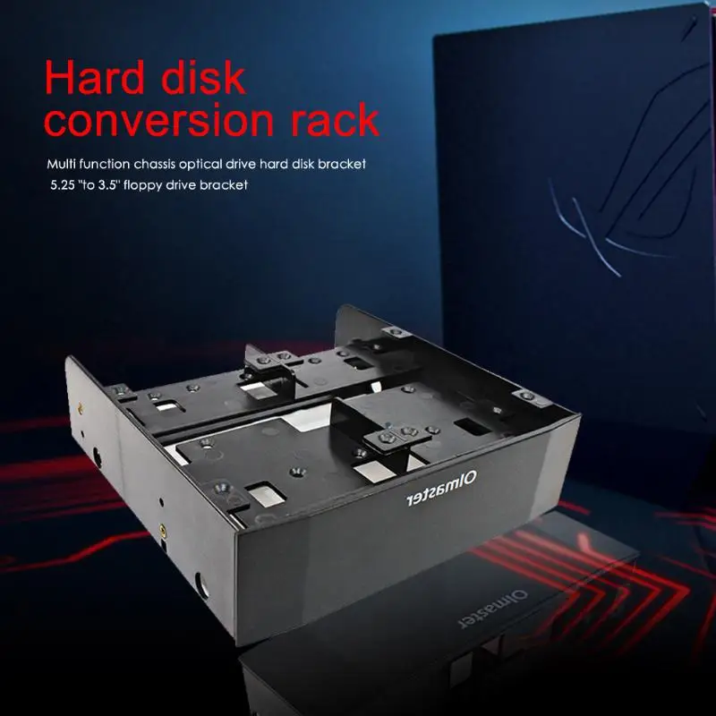 OImaster стойка для преобразования жесткого диска 2,5/3,5 дюймов SSD HDD в стандартный 5,25 дюймовый оптический привод кронштейн eSATA адаптер
