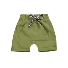 Летние детские шорты разноцветные От 1 до 5 лет Детские Короткие штаны для мальчиков детские повседневные хлопковые шорты до колена