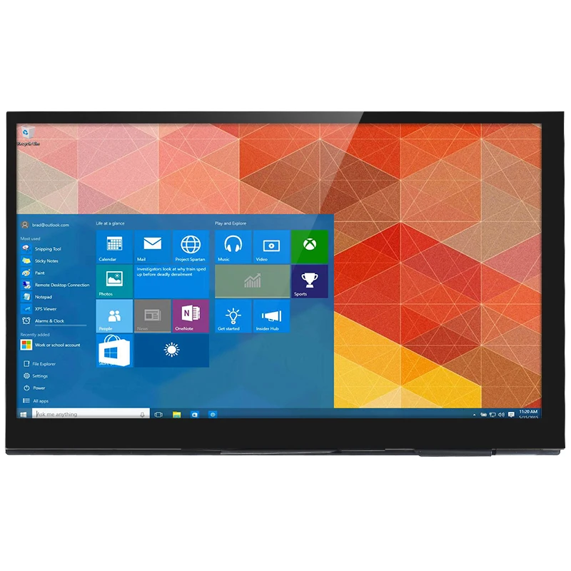 Tela de Toque Capacitivo com Alto-falante para Raspberry 3b + - Polegada Raspberry Modelo b 1024x600 Ips Lcd 3b - Nvidia Jetson Nano 7 pi 4 - Imagem 3
