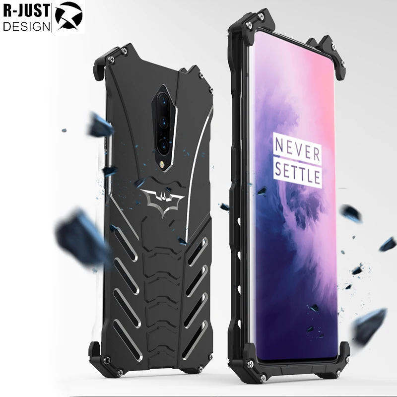 

R-JUST Gundam Series Metal Bumper For Oneplus 7 / 7 Pro / 6 / 6T Armor Doom Aluminum Shell Case